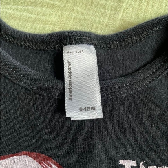 American Apparel 6-12 Month I’m Vegan and I Love You Infant Shirt - Picture 3 of 4